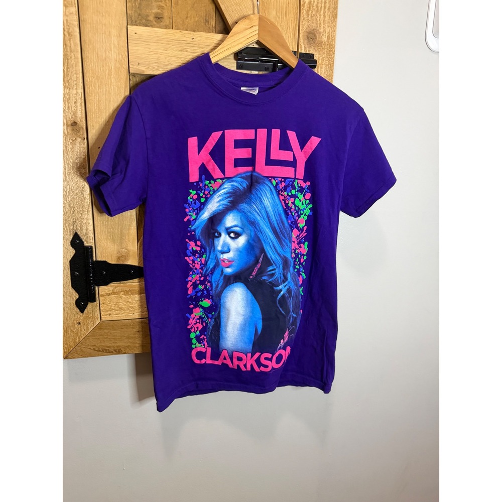 Kelly Clarkson Summer Tour 2013 T-Shirt Womens Small Purple Concert Graphic Tee